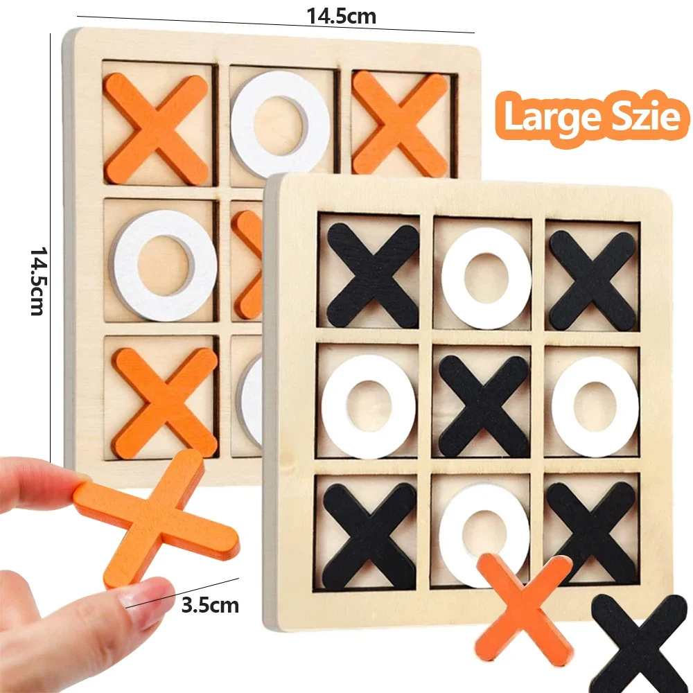 Board Game Word - Kayu XO Tic Tac Toe Game