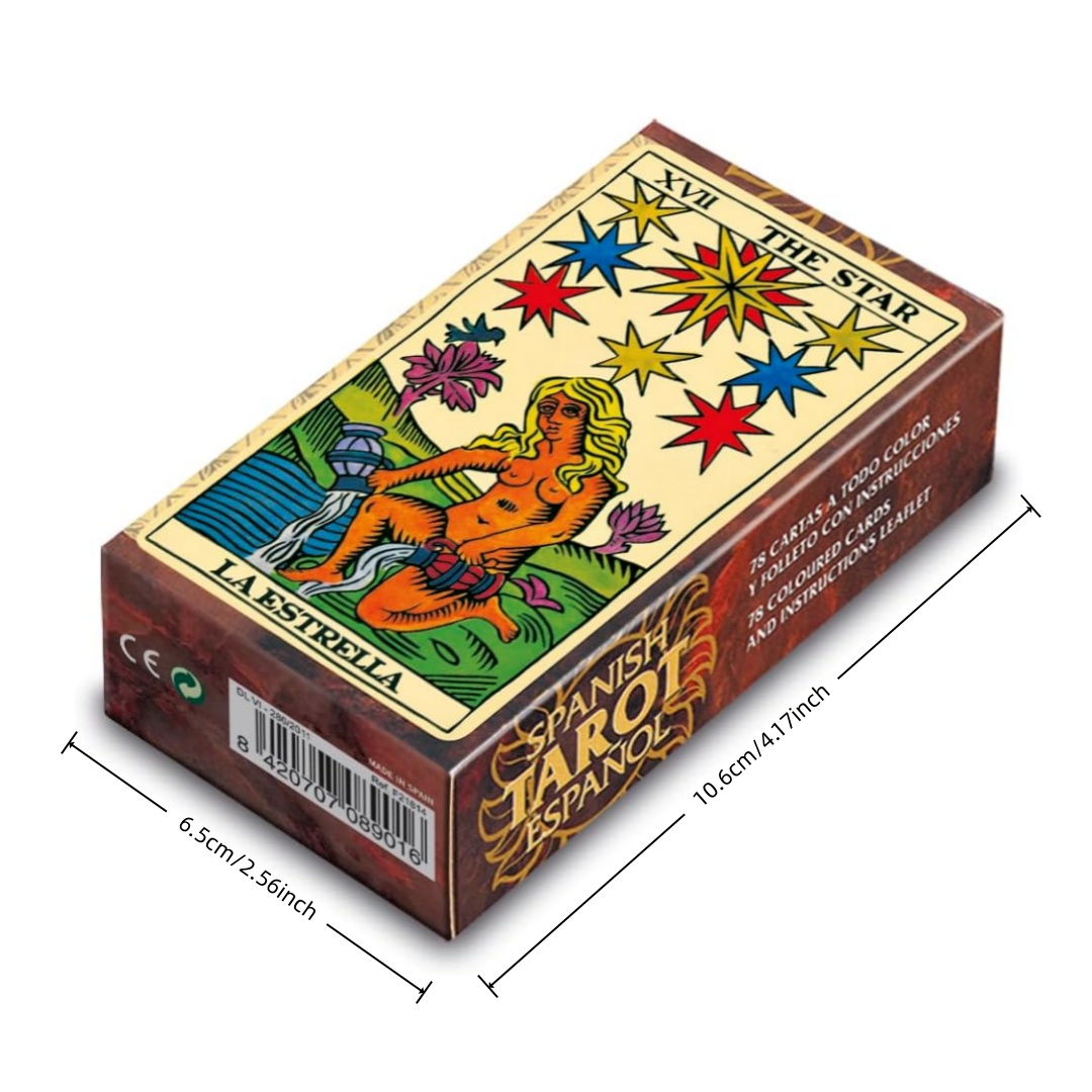 Board Game Quantum - 78 Kartu, Kartu Tarot Marseille Klasik,