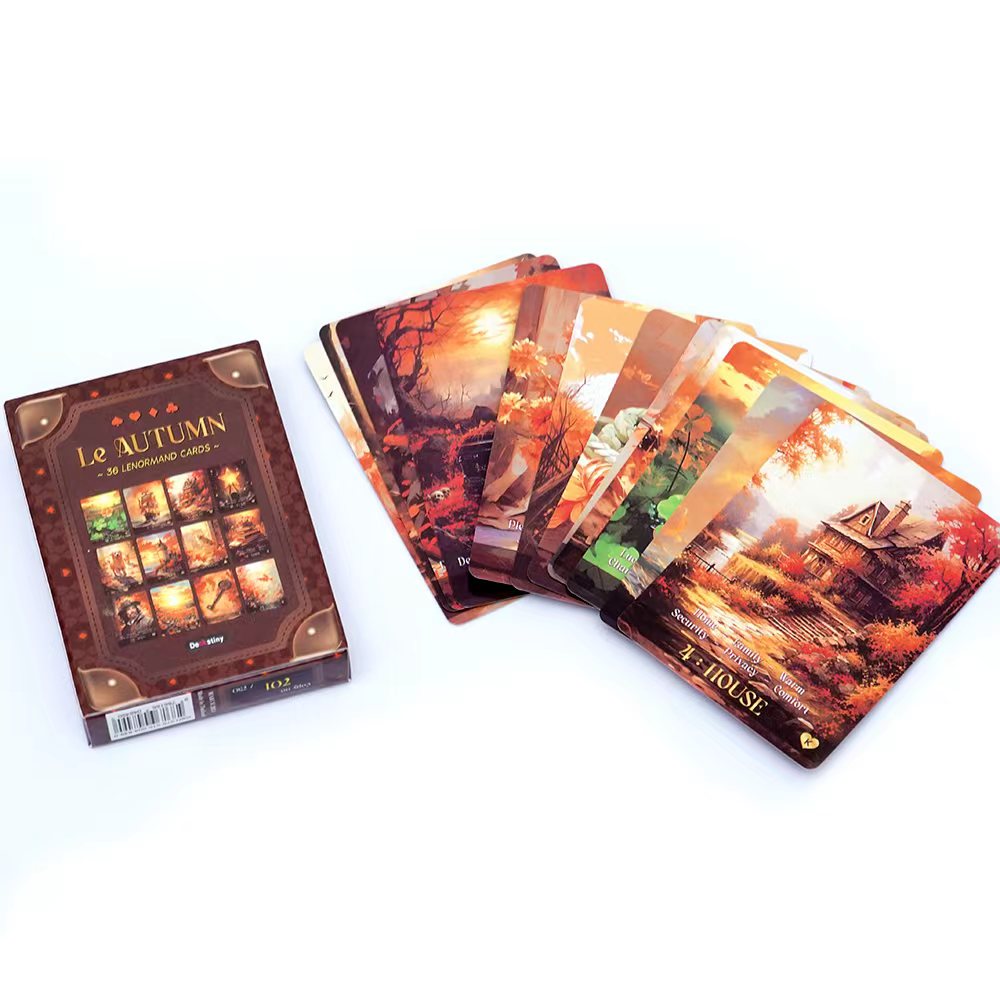 Board Game Quantum - Kartu Tarot Lenormand Koleksi Musim Gugur