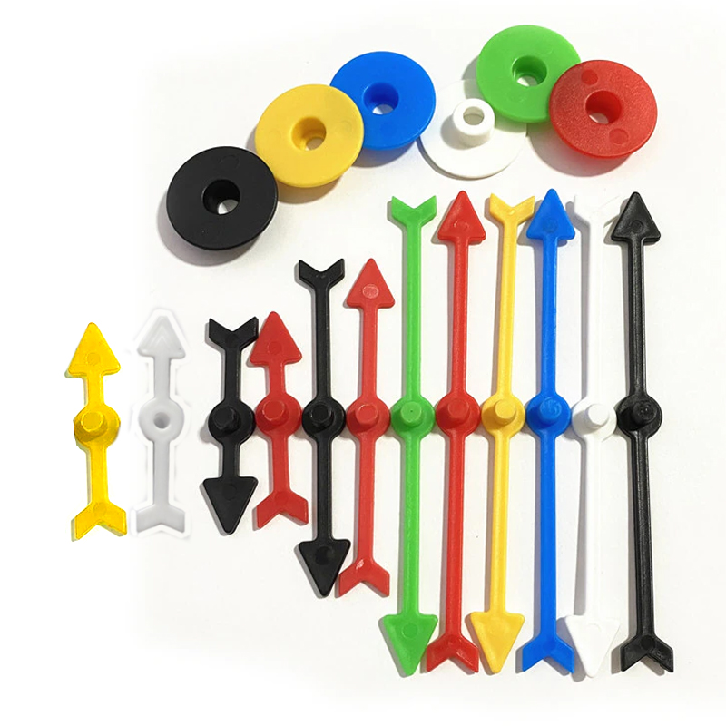 Board Game Maker - Pion/catur plastik berputar cakram panah 4
