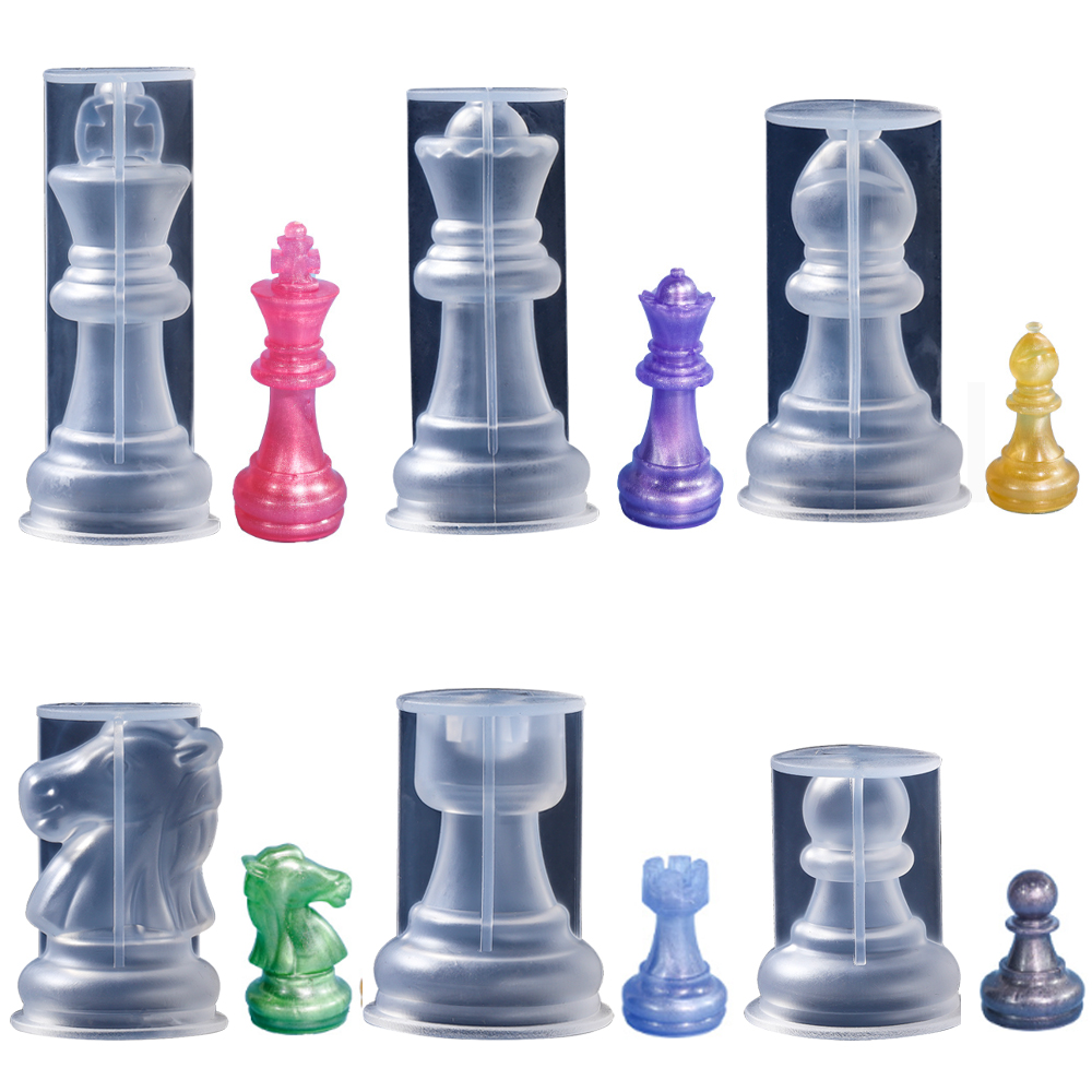 Board Game Quacks - Set Catur cetakan Resin silikon papan