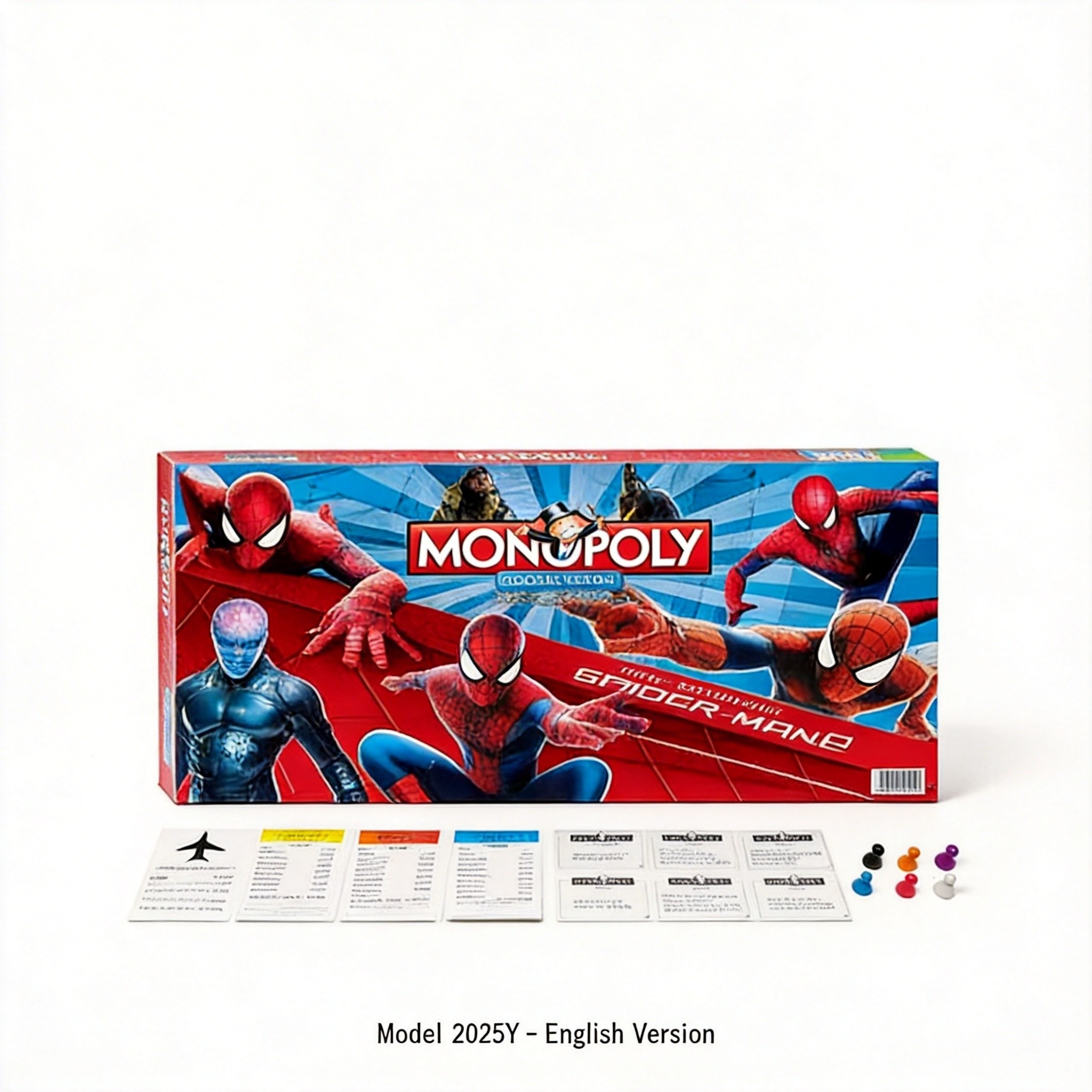 Board Game Night - Permainan Papan Monopoli Spider-Man - Pilihan
