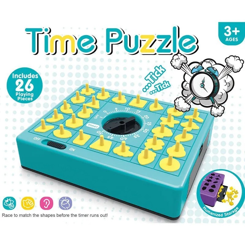 Board Game Word - Puzzle Papan Waktu Anak-anak, Mainan Edukatif