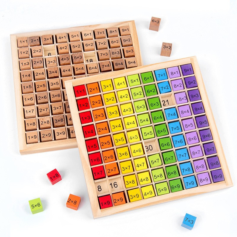 Board Game Word - Mainan Edukasi Anak Montessori Papan Perkalian