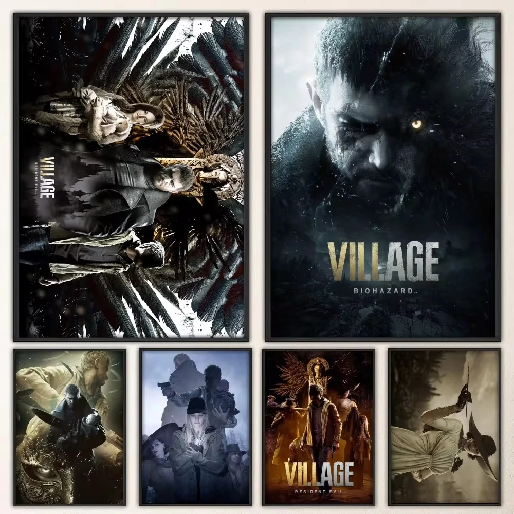 Board Game Resident Evil - Kostum-jahat 8 desa Video permainan panas