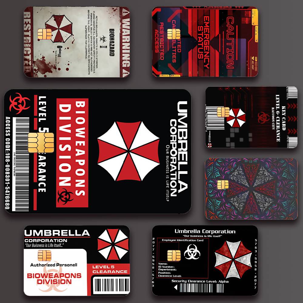 Board Game Resident Evil - Stiker Kartu Sampul Kulit Kredit Poster