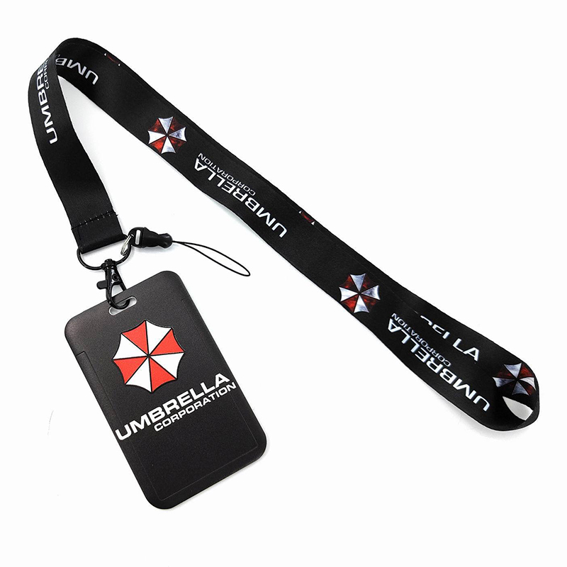 Board Game Resident Evil - Bendera permainan, Set kartu Lanyard, payung,