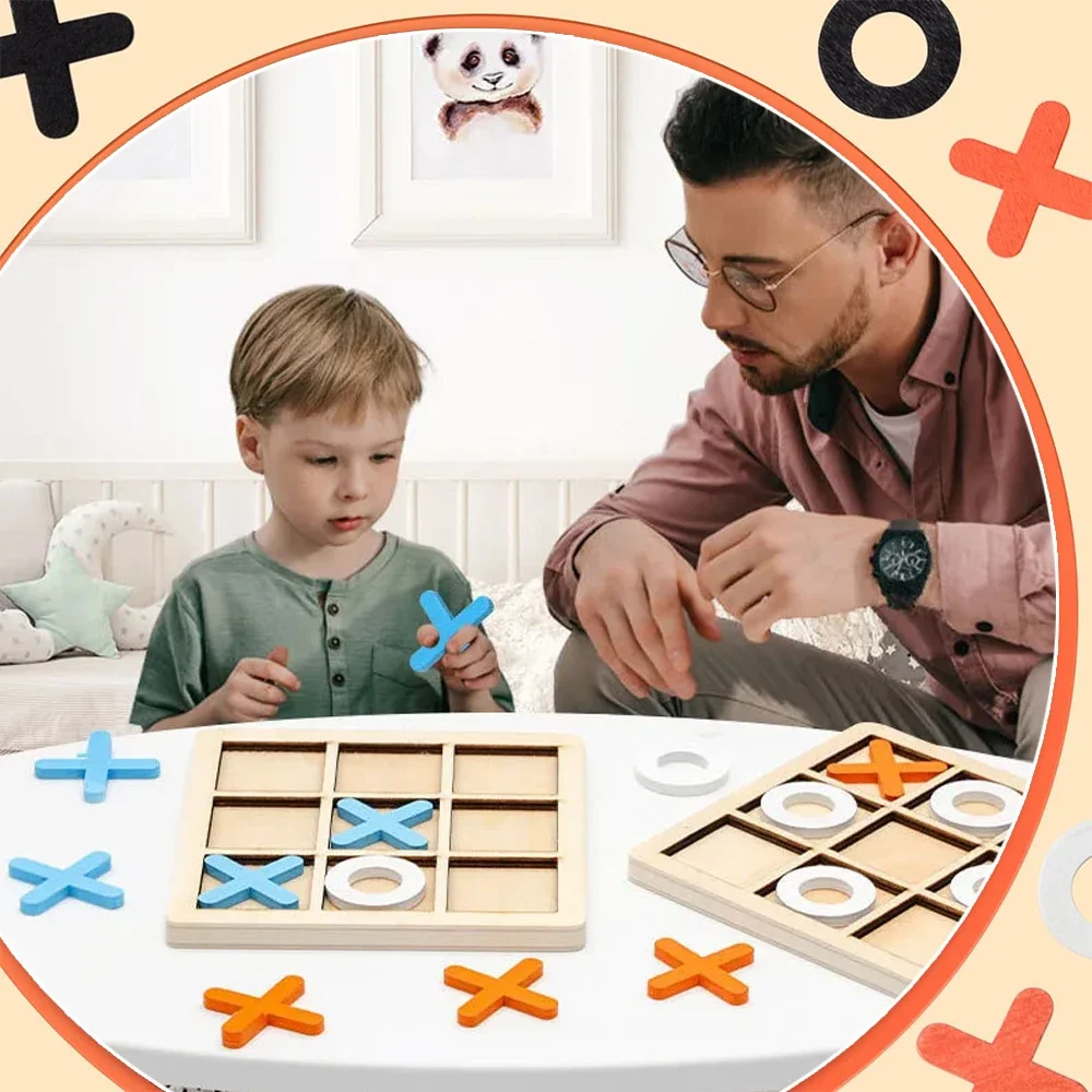 Kayu XO Tic Tac Toe Game Mini  - Board Game Word ulasan dan harga