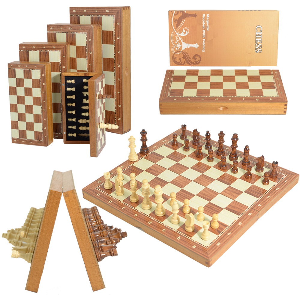 Set Catur Lipat Kayu Magnetik  - Board Game Quacks ulasan dan harga