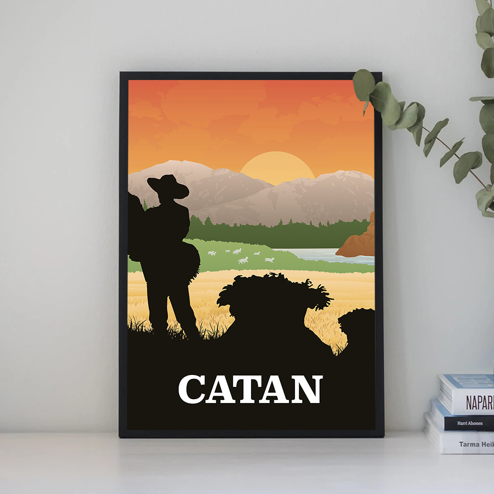Papan Retro Permainan lebar sa - Board Game Catan ulasan dan harga