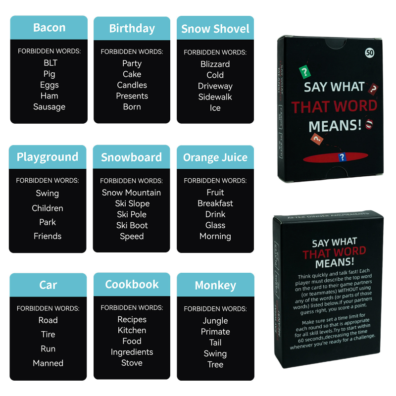 Katakan Apa Arti Kata Itu, Per - Board Game Word ulasan dan harga