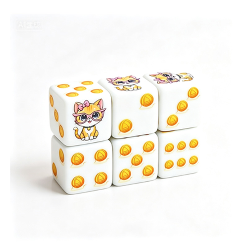 6 Buah Set Dadu Polihedral Cet - Board Game Dungeons And Dragons ulasan dan harga