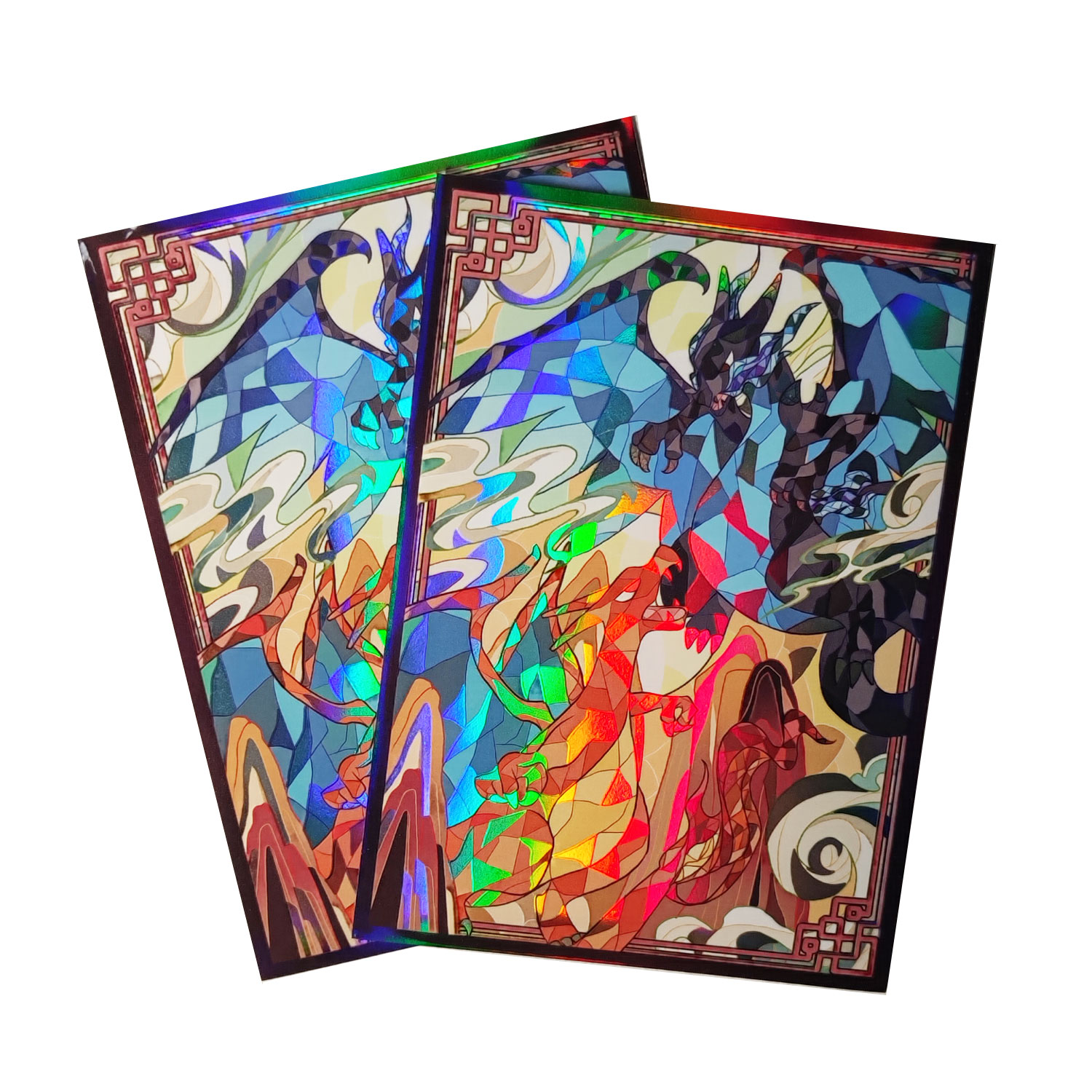 60ct Holo lengan kartu 66x91mm - Board Game Illustrator ulasan dan harga