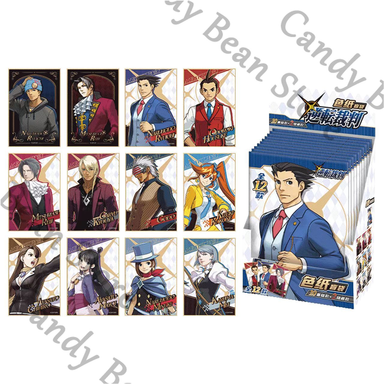 Kartun Anime Asli Ace Attorney - Board Game Illustrator ulasan dan harga