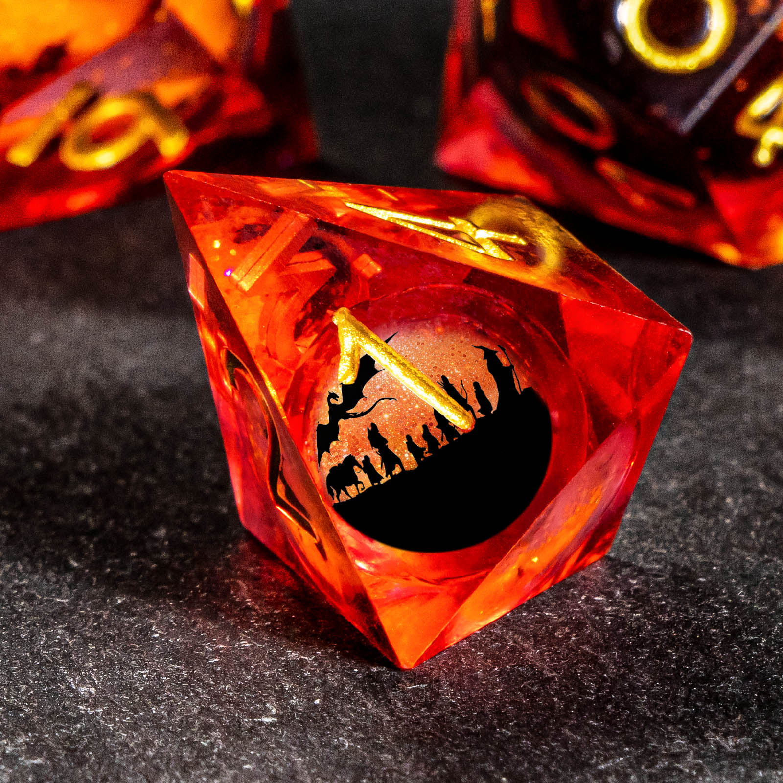 Set Dadu DND Inti Cair untuk P - Board Game Dungeons And Dragons ulasan dan harga