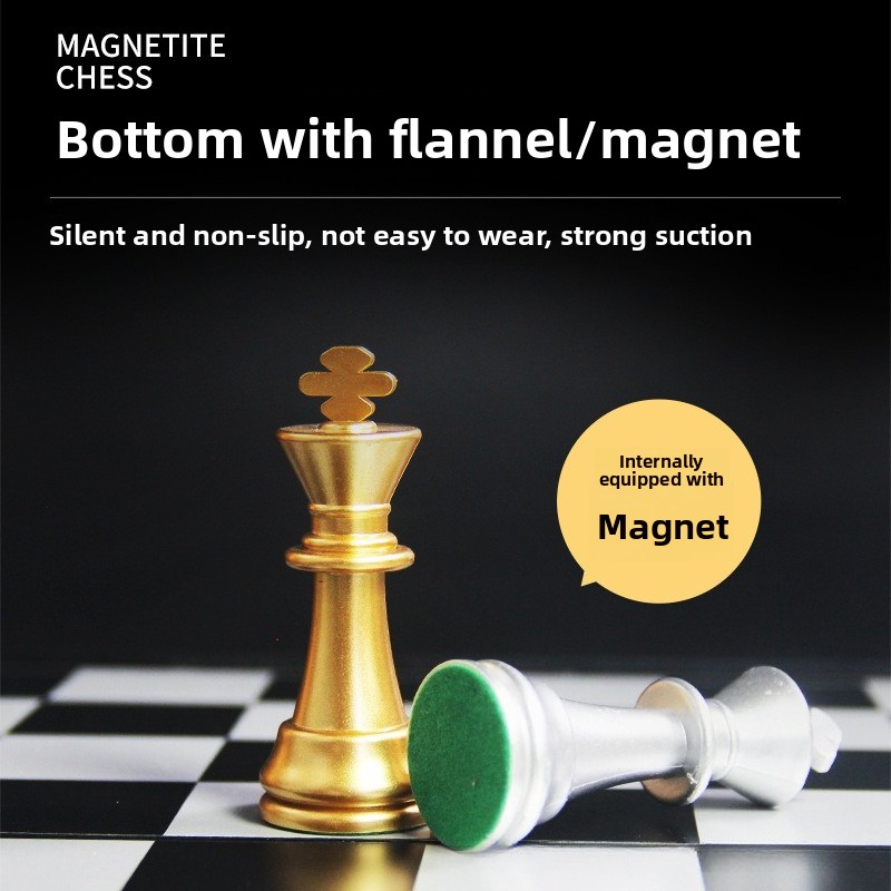 Set Catur Magnetik Emas Perak, - Board Game Quacks ulasan dan harga