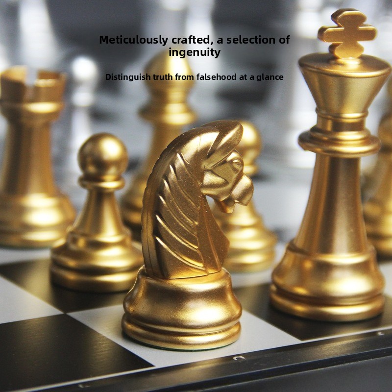 Set Catur Magnetik Emas Perak, - Board Game Quacks ulasan dan harga