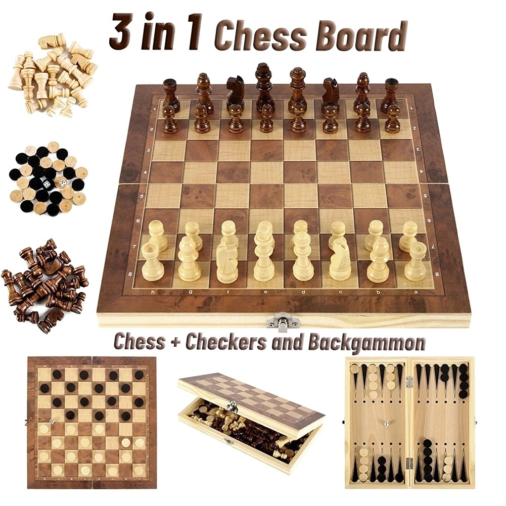 Set Catur, Backgammon, dan Che - Board Game Quacks ulasan dan harga