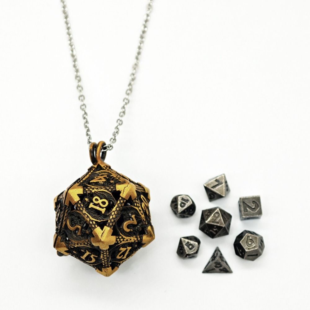 1 Set 20 sisi berongga logam d - Board Game Io ulasan dan harga