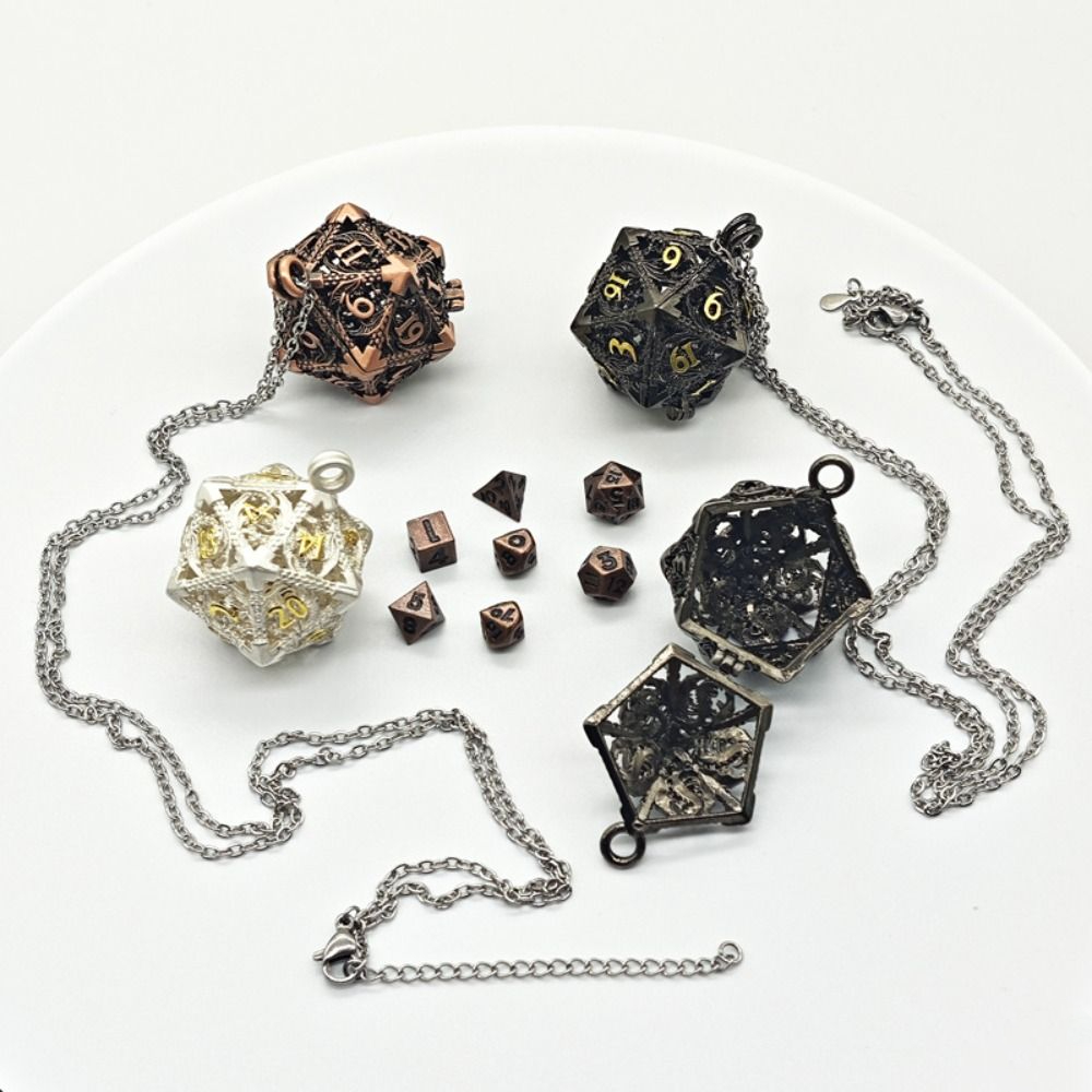 1 Set 20 sisi berongga logam d - Board Game Io ulasan dan harga