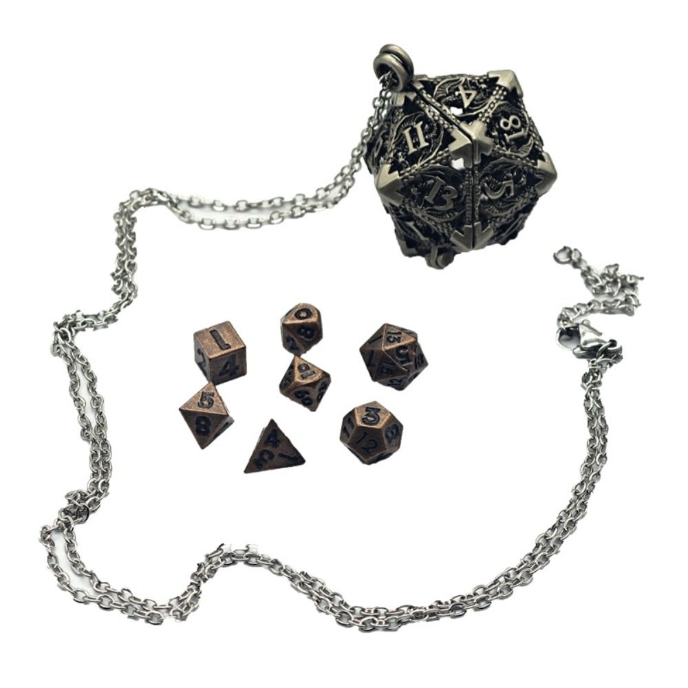 1 Set 20 sisi berongga logam d - Board Game Io ulasan dan harga