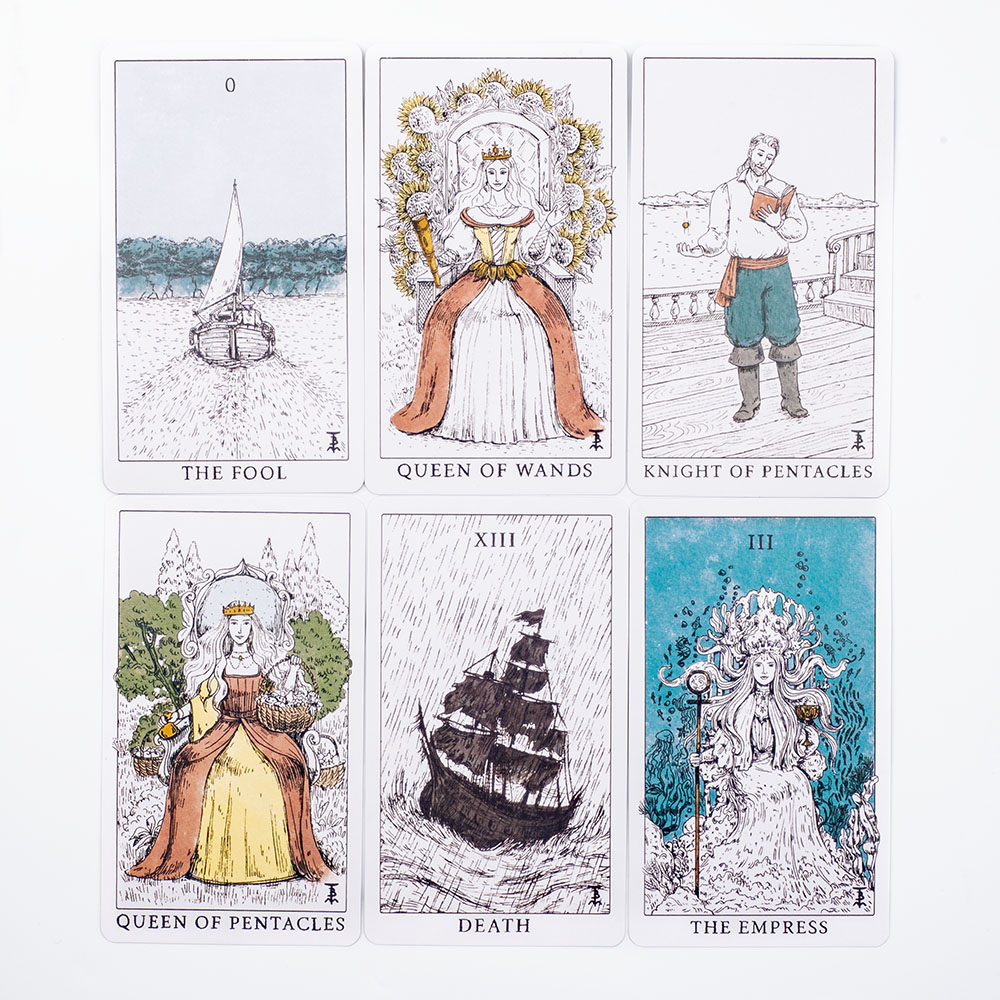 Dek Tarot bertema laut Set ram - Board Game Quantum ulasan dan harga